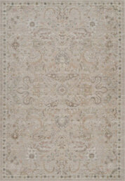 Maia Washable Low Pile Non Slip Blossom Traditional Area Rug - Beige, 60 X 220 Cm (Runner) - thumbnail 2