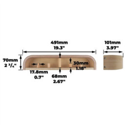 Keypak Scandi Wooden Coat Rack With Shelf - Wall Mounted 4 Hidden Hooks & 49Cm Floating Shelf For Hallways, Bedrooms & Entryways - thumbnail 8