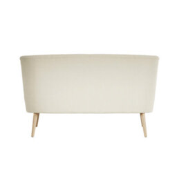 Wyld Haus Hettie Sand 2-Seater Sofa With Wooden Legs Modern Compact Design - thumbnail 5