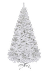 Abaseen - 7Ft White Artificial Christmas Tree, 1000 Tips Xmas Tree Easy Assembly Foldable Reusable Strong Stand, Indoor Outdoor De - thumbnail 3