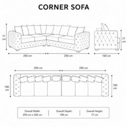 Stratus Interiors Ashley Teal Blue Chesterfield Scatter Back Sofa Collection With Sophisticated Charm-Corner - thumbnail 6
