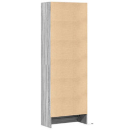 Berkfield Highboard With Led Grey Sonoma 69X32.5X200 Cm Engineered Wood - thumbnail 8