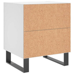 Berkfield Modern Bedside Cabinets 2 Pcs White 40X35X47.5 Cm Engineered Wood - thumbnail 9