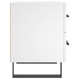 Berkfield Modern Bedside Cabinets 2 Pcs White 40X35X47.5 Cm Engineered Wood - thumbnail 7