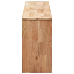 Walplus Shoe Storage Bench 94X20X38 Cm Solid Walnut Wood - thumbnail 5