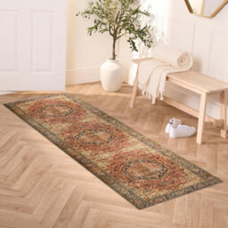 Ameha Living Room Rug Hallway Kitchen Area Runner Majestic Cashmere 60X220 Cm Indoor/outdoor Rugs - thumbnail 2