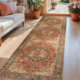 Ameha Living Room Rug Hallway Kitchen Area Runner Majestic Cashmere 60X220 Cm Indoor/outdoor Rugs - thumbnail 3