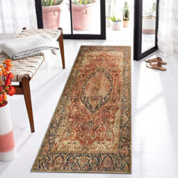 Ameha Living Room Rug Hallway Kitchen Area Runner Majestic Cashmere 60X220 Cm Indoor/outdoor Rugs - thumbnail 9
