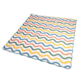 Summerhouse By Navigate Portofino 150 X 150Cm Large Picnic Blanket Wavy Stripe - thumbnail 2