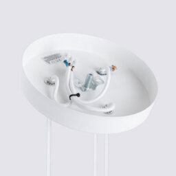 Sollux Lighting Karbon Aluminum White 3 Lights Minimalist Pendant Ceiling Light - thumbnail 4