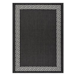 RugsX Carpet Sisal Flat 49373690 Greek Black Cream 200X290 Cm - thumbnail 2