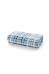 Deyongs Snuggle Check Throw  240Gsm Coral Fleece Printed - thumbnail 2