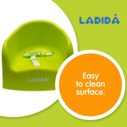 Ladida Portable Booster Seat, Travel High Chair, Suitable For Feeding And Dining (Green) 415 - thumbnail 5