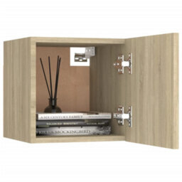 Berkfield 8 Piece Tv Cabinet Set Sonoma Oak Engineered Wood - thumbnail 7