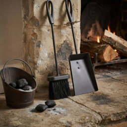 HEATON WHOLESALE Modern Black Hearth Set Stove & Fireplace Cleaning Tools - thumbnail 3