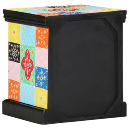 Berkfield Stylish Bedside Cabinet Multicolour 40X35X45 Cm Engineered Wood - thumbnail 4