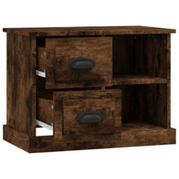 Berkfield Bedside Cabinet Smoked Oak 60X35.5X45 Cm - thumbnail 6