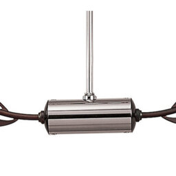 Luminosa Lighting Luminosa Holland Telescopic Linear Pendant Line 4 Light G9, Polished Chrome, Wenge - thumbnail 5