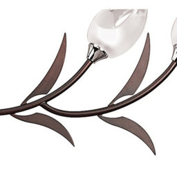 Luminosa Lighting Luminosa Holland Telescopic Linear Pendant Line 4 Light G9, Polished Chrome, Wenge - thumbnail 6
