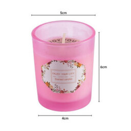 Thehotsale Jar Candle Soy Wax Scented Candle Lemon And Rose 6Cm H - thumbnail 7