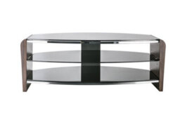 Alphason Francium Tv-Stand With 3 Shelves Walnut Look - thumbnail 1