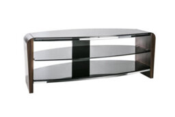 Alphason Francium Tv-Stand With 3 Shelves Walnut Look - thumbnail 2