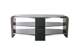 Alphason Francium Tv-Stand With 3 Shelves Walnut Look - thumbnail 3