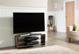 Alphason Francium Tv-Stand With 3 Shelves Walnut Look - thumbnail 4