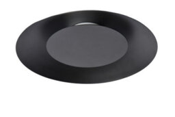 Lucide Foskal Modern Flush Ceiling Light 34.5Cm- Led - 1X12W 2700K - Black - thumbnail 2