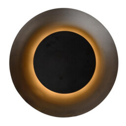 Lucide Foskal Modern Flush Ceiling Light 34.5Cm- Led - 1X12W 2700K - Black - thumbnail 5