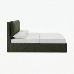 Furniturebox Uk Tilly Green Fabric Ottoman King Size Bed Frame - thumbnail 4