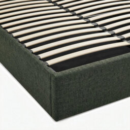 Furniturebox Uk Tilly Green Fabric Ottoman King Size Bed Frame - thumbnail 7