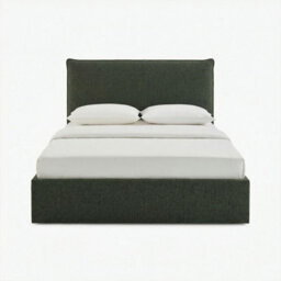 Furniturebox Uk Tilly Green Fabric Ottoman King Size Bed Frame - thumbnail 3