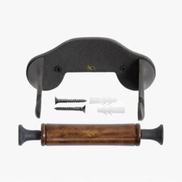 Toilet Roll Holder Wall Mounted Cast Iron Toilet Paper Holder For Bathroom Plain Antique - thumbnail 4