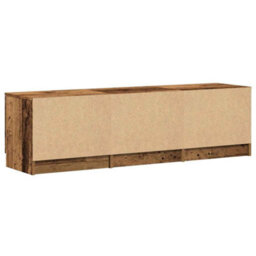 Berkfield Tv Cabinet Old Wood 140X35X40 Cm Engineered Wood - thumbnail 6