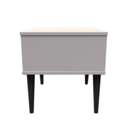 Toledo 1 Drawer Bedside In Kashmir Matt (Ready Assembled) - thumbnail 2