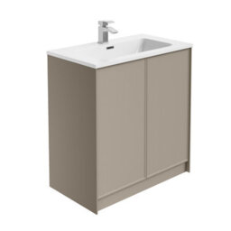 Plum&clay Jenner Light Grey Freestanding Vanity Unit & Basin Set (W)800mm (H)855mm - thumbnail 1