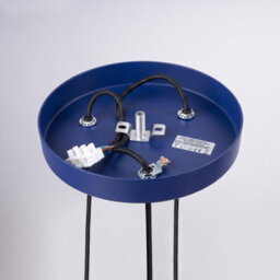Sollux Lighting Arche Steel Ultramarine 3 Lights Modern Pendant Lamps - thumbnail 4