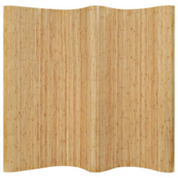 Vidaxl Room Divider Bamboo 250X165 Cm Natural Room Dividers