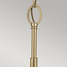 Luminosa Lighting Elstead Kichler Winslow Multi Arm Pendant Ceiling Light Classic Natural Brass 3X E27 - thumbnail 5