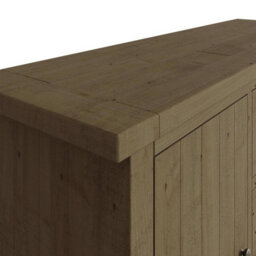 Fwstyle Large 2 Door 3 Drawer Solid Pine Sideboard - thumbnail 4
