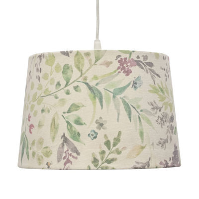 First Choice Lighting Voyage - Floral Print 28Cm Pendant Or Lamp Shade - image 1