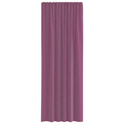 Berkfield Durable Voile Curtains With Rod Pockets 2 Pcs Purple - thumbnail 4