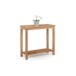 Ashfield Oiled Oak Console Table - 90Cm - thumbnail 1