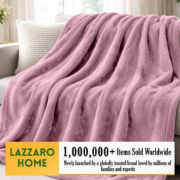Lazzaro Single Fleece Blanket For Sofa 290 Gsm Premium Brushed Microfiber Flannel Fluffy Warm Lightweight Solid Throw - thumbnail 2