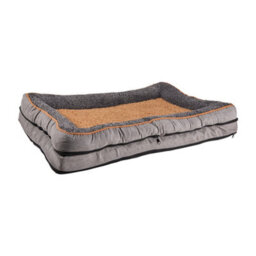 Thehotsale Grey Brown Anti-Slip Washable Pet Sleeping Bed (M Size),50X40X9Cm - thumbnail 6