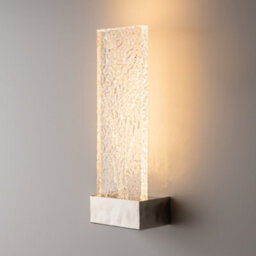 Luminosa Lighting Luminosa Ornate Modern Integrated Led Wall Lamp Chrome 3000K 50Lm Acrylic Shade - thumbnail 2