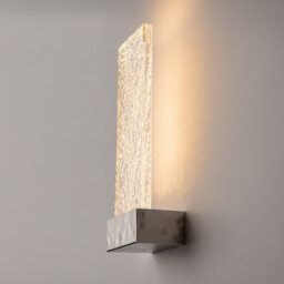 Luminosa Lighting Luminosa Ornate Modern Integrated Led Wall Lamp Chrome 3000K 50Lm Acrylic Shade - thumbnail 5