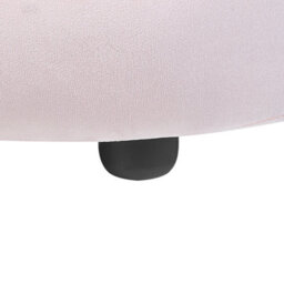 Wyld And Coco Crown-Shaped Velvet Armchair For Kids In Pastel Pink - W50 X D44 X H47Cm - thumbnail 7