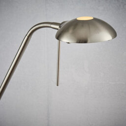 Luminosa Lighting Luminosa Monaco Mother And Child Floor Lamp Satin Chrome, Opal Glass, G9 - thumbnail 3